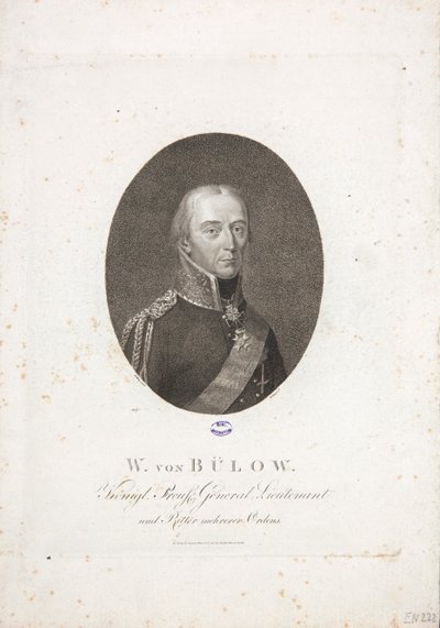 Friedrich Wilhelm Bülow von Dennewitz by Friedrich Wilhelm Bollinger